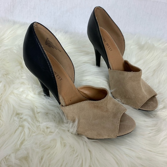 Nine West Shoes - 🌸 Nine West black and brown suede leather heels